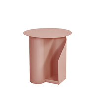 Petite table basse de style crème, table d'appoint ronde moderne en fer, table d'angle de luxe légère pour salon, petit espace