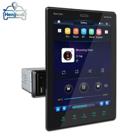 Écran de voiture universel 9,5 pouces 1 Din, prend en charge Mirror Link, Carplay et Android Auto, lecteur MP5 de voiture avec Bluetooth intégré