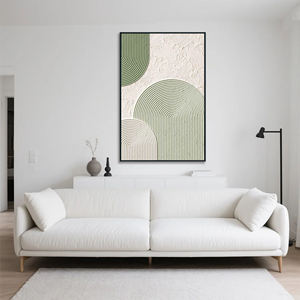 Opera d'Arte Originale di Alta Qualità, Dipinto su Tela Astratto Moderno Minimalista 3D Testurizzato di Grandi Dimensioni, Arte Murale Dipinta a Mano - Product Image 5