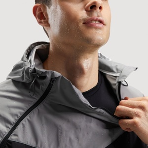 Ensemble de vêtements de sport en PVC personnalisable pour hommes, séchage rapide, idéal pour la gym et la course, respirant, design printemps, pour la perte de poids - Product Image 2