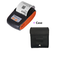 Impresora Térmica de Recibos Portátil Bluetooth GOOJPRT PT-210 de 58 mm con Funda de Cuero Gratis