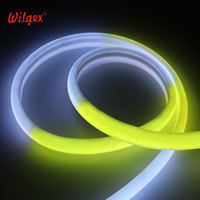 Bande LED néon flexible T25 demi-rond facile à plier, lumière uniforme sans points, silicone de qualité alimentaire, sans taches sombres, 24V