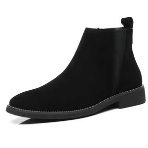 High-quality Genuine Leather Ankle <b>Waterproof</b> Evergreen Autumn and Winter 2025 New Matte Warm Retro for <b>Boots</b> for Casual <b>Men</b> - Product Image 5