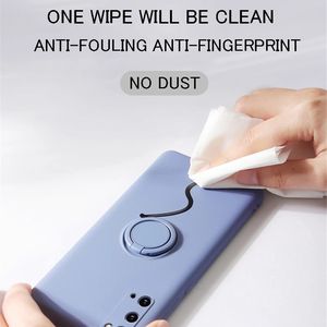 Coque souple en Silicone avec anneau de support pour Xiaomi, compatible modèles Mi Redmi Note 10, 9T, 9, 10T Pro, Max T, <span class=keywords><strong>Mi9T</strong></span>, 9S, POCO F3, M3, X3, NFC, luxueuse, - Product Image 6