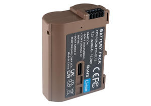 TEN-EL15 Type-C แบตเตอรี่กล้องชาร์จสําหรับ <span class=keywords><strong>Nikon</strong></span> <span class=keywords><strong>EN</strong></span>-<span class=keywords><strong>EL15A</strong></span>/<span class=keywords><strong>EN</strong></span>-EL15B/<span class=keywords><strong>EN</strong></span>-EL15C - Product Image 3