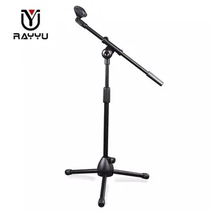 Single Rod Floor Formula Adjustable Short Profile Tripod Mic Stand