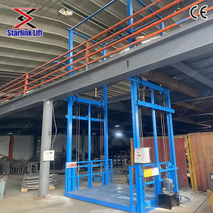 Гидравлический грузовой подъемник с высотой подъема 10 м, настраиваемой платформой и грузоподъемностью для магазинов строительных материалов - Product Image 2