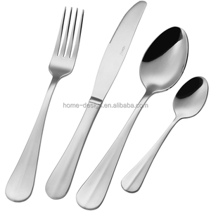 Juego de Cubiertos Clásico de Acero Inoxidable <span class=keywords><strong>Homedesign</strong></span> con Estuche para Fiestas, Incluye Tenedores, Cuchillos y Cucharas con Acabado Espejo y Logotipo Grabado con Láser - Product Image 1