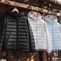 Doudoune pour femme Maden, doudoune légère à capuche pour femme, 90% duvet de canard blanc, manteau matelassé, collection automne 2026
