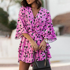 Abito Lungo da <span class=keywords><strong>Donna</strong></span> Stampato Primavera-Estate 2026, Stile Etnico Senza Maniche con Patchwork, Vestito Casual Maxi - Product Image 3