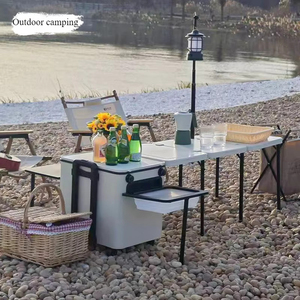 Scatola portaoggetti da tavolo pieghevole personalizzabile con stufa integrata <span class=keywords><strong>per</strong></span> bagagliaio auto-angolo cottura Mobile portatile <span class=keywords><strong>per</strong></span> campeggio e Picnic - Product Image 6