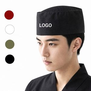 Chapeau de chef professionnel japonais en maille, design classique, léger et respirant, idéal pour la cuisine, adapté aux chefs et aux services de restauration, service OEM - Product Image 1