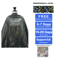 Tissu à paillettes de haute qualité 3 mm, multicolore, broderie de perles ondulées, tissu pour robes de mariée, jupes, doublure, tricot à la mode pour filles