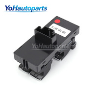Conjunto de interruptor maestro de elevalunas eléctrico 18D 959 857G de 5 botones con embellecedor cromado, panel de control de elevalunas eléctrico del lado del conductor, bloqueo de ventana
