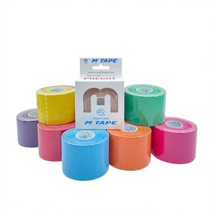 OEM profesional sin cortar 5cm X 5M deportes Kinesiología cinta algodón músculo K cinta para terapia física - Product Image 2