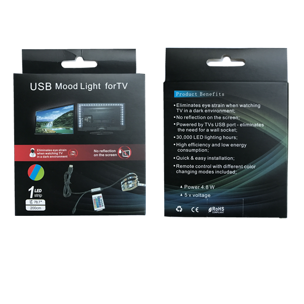 Rétro-Éclairage TV Kit Moniteur D'ordinateur LED multi-couleur Flexible RVB 5 V USB A MENÉ LA Lumière De Bande