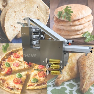 Cấp thực phẩm thép không gỉ roti + MAKER + Máy maquina de tortillas de harina pita bánh mì dây chuyền sản xuất để bán - Product Image 6