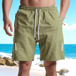 Nouveaux shorts de sport légers pour hommes, best-sellers, avec poches zippées, pantalons de sport élastiques - Product Image 5