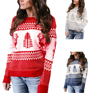 <span class=keywords><strong>Jersey</strong></span> Retro <span class=keywords><strong>de</strong></span> Papá Noel para <span class=keywords><strong>mujer</strong></span>, <span class=keywords><strong>jersey</strong></span> con patrón <span class=keywords><strong>de</strong></span> <span class=keywords><strong>punto</strong></span>, Navidad, novedad - Product Image 1