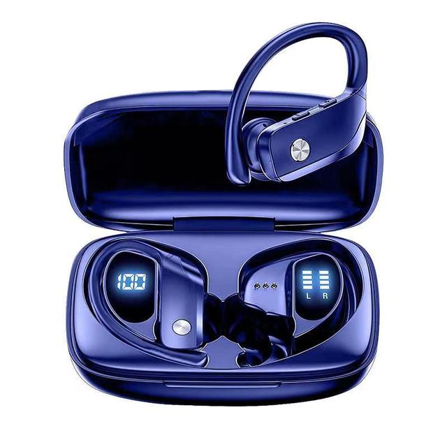 5.0 Wireless Earbuds Noise Canceling Sports True TWS IPX8 Waterproof Digital Display up 5 Hours Battery Wired+Wireless Dual Mode