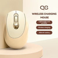 Souris Ergonomique Silencieuse Rechargeable Sans Fil 2.4G BT5.0 Double Mode pour Ordinateur Portable et PC de Bureau