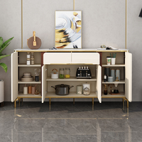Buffet de luxe en bois pour salle à manger, meubles de maison, fabricant de buffets, armoires de rangement, haute qualité, prix bas