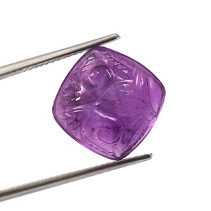 Cojín tallado a mano de alta calidad, piedra preciosa de amatista púrpura, Natural para uso en joyería, piedras preciosas sueltas - Product Image 3