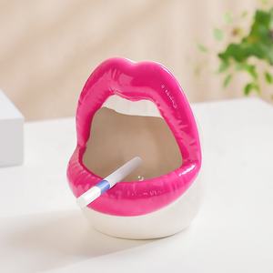 Vendita calda fatto a mano in ceramica grande bocca posacenere Multi-colore supporto per fumo - Product Image 1