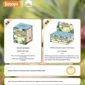 Authentique JOTOYS YUMO Cloud Dream Forest Friends <span class=keywords><strong>Série</strong></span> de pendentifs en PVC et peluche à thème animal Boîte mystère Modèle de jouet tendance pour bureau pour filles - Product Image 4