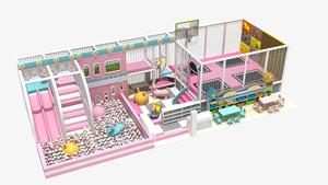 Top sân chơi trong nhà cung cấp thiết bị cung cấp đôi trượt công viên mềm trò chơi trampolines bóng hồ bơi cho trẻ em - Product Image 3