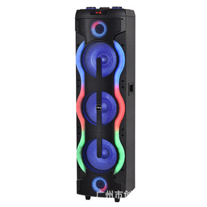 MT-1281 Dual 12-Inch Wireless Bluetooth <b>Speaker</b> With Colorful Lights For Party And Karaoke - Product Image 3