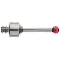 100 pièces/sac, sphères de rubis synthétiques de 2,5 mm, 3 mm, 4 mm, 6 mm