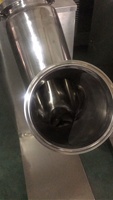 Petit mélangeur de poudre en acier inoxydable, mélangeur de granulés de poudre sèche, mini machine de mélange en forme de V pour le traitement d'échantillons cosmétiques et alimentaires
