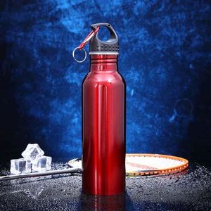Stainless Steel Vacuum <b>Insulated</b> Water Bottle Double Wall Travel <b>Flask</b> With Lid Modern Design Red Green Blue Silver Colors - Product Image 5