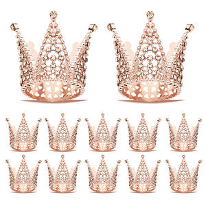 Tiara Dorada Económica para Decoración <span class=keywords><strong>de</strong></span> Pasteles, Corona Pequeña <span class=keywords><strong>de</strong></span> Diamantes <span class=keywords><strong>de</strong></span> Imitación para Fiestas <span class=keywords><strong>de</strong></span> Cumpleaños <span class=keywords><strong>de</strong></span> Bebés, Decoración <span class=keywords><strong>de</strong></span> Repostería y <span class=keywords><strong>Flores</strong></span> - Product Image 5