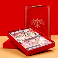 12pcs Creative Noël Ciel Étoilé Emballage Vide Fécule De Maïs Boîtes En Papier pour Nourriture pour Planète Chocolat Boîte Cadeau