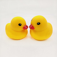 Promotion : Jouet Squishy Canard Jaune en Caoutchouc Souple, Canards Squishy Géants, Canard à Presser Géant, Jouet Squishy Dumpling XXL