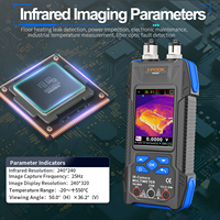 Kamera Pencitraan Termal I-POOK PK86B Multimeter Digital IP65 Akurasi 1% 220 V Pengujian PCB Listrik
