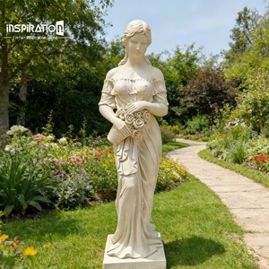 Statua in Pietra Artificiale della Dea della Pace Eirene per Sala Governativa, Statua da Giardino Europea in Pietra Fusa - Product Image 1