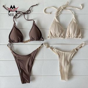 Fabrik-Großhandel Private Label Bademode Luxus Zweiteiliger Designer-Bikini 2026 Maßgeschneiderte Badeanzüge für Damen - Product Image 2