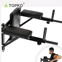 Barre de traction murale portable TOPKO multifonction avec stations de dips intégrées