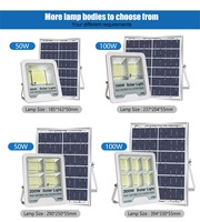 NUEVA LUZ SOLAR DE INUNDACIÓN 2021 DE 100W 200W 300W CON ALTO BRILLO