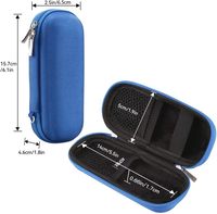 Offre Spéciale – Étui de protection antichoc bleu en EVA pour enregistreurs vocaux numériques, lecteurs MP3, stylos d'impression 3D, câbles USB et cartes mémoire