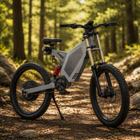 Vélo tout-terrain électrique Tuttio 3000W à moteur central sans balais, vitesse maximale 55 km/h, autonomie 45 km, batterie lithium 48V, freinage hydraulique – Entrepôts UE/CA/Royaume-Uni