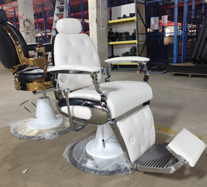Fauteuil de Barbier Professionnel Populaire avec Fauteuil de Salon de Beauté Inclinable de Haute Qualité pour Salon de Coiffure - Product Image 3