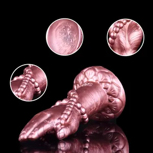 SXXY consolador anal en forma <span class=keywords><strong>de</strong></span> mano con ventosa para hombres y mujeres, estimulación anal vaginal, tapón anal, Juguetes sexuales <span class=keywords><strong>de</strong></span> silicona alienígena - Product Image 1