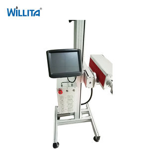 เครื่องเข้ารหัสเลเซอร์ CO2 อัตโนมัติแบบออนไลน์ สำหรับวันหมดอายุ น้ำ เครื่องดื่ม ผลิตภัณฑ์อาหาร ไวน์ ใช้ในอุตสาหกรรม ความเร็วสูง - Product Image 1