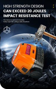 مصباح Golden Future KL5MT المحمول لمناجم الفحم تحت الأرض، مقاوم للماء بمعيار IP68، مصباح ليد أمامي لعمال المناجم قابل لإعادة الشحن، مصباح قبعة لاسلكي - Product Image 2