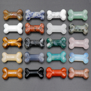 หินควอตซ์ธรรมชาติขนาด 35 มม. รูปกระดูกสุนัขแกะสลัก สำหรับทำเครื่องราง ตกแต่งบ้าน ของประดับตกแต่งรูป<span class=keywords><strong>กระดูก</strong></span> - Product Image 6