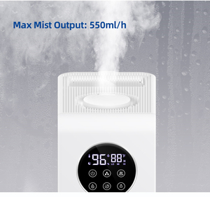 Thông minh USB Tabletop điện siêu âm độ ẩm với ấm/lạnh sương LED hiển thị khuếch tán hương thơm cho <span class=keywords><strong>home</strong></span> & khách sạn chúng tôi/EU/AU cắm - Product Image 4